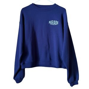 Parade blue sweatshirt